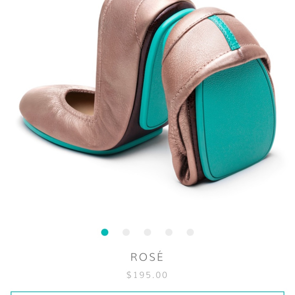 Tieks Rose Flats